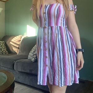 Off the shoulder dress